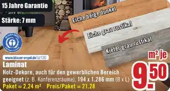 B1 Discount Baumarkt Laminat Angebot