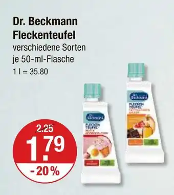 V Markt Dr. beckmann fleckenteufel obst & getränke Angebot