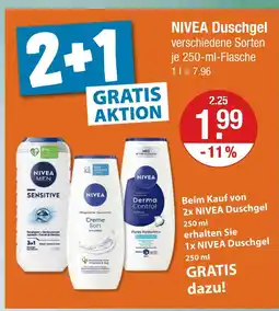 V Markt Nivea duschgel sensitive Angebot