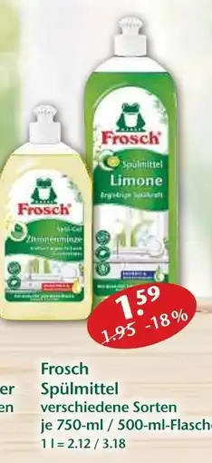 V Markt Frosch spülmittel limone Angebot