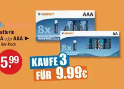 V Markt V-markt alkaline batterien aa Angebot