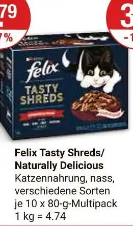V Markt Felix tasty shreds Angebot