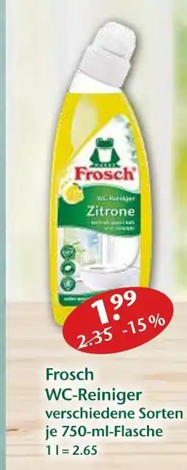 V Markt Frosch wc-reiniger zitrone Angebot
