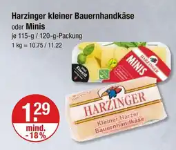 V Markt Harzinger kleiner bauernhandkäse Angebot