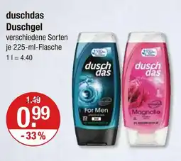 V Markt Duschdas for men Angebot