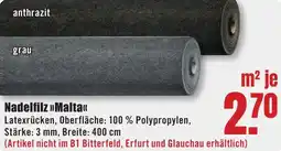 B1 Discount Baumarkt Nadelfilz Malta Angebot