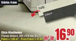 B1 Discount Baumarkt Click-Vinylboden Angebot