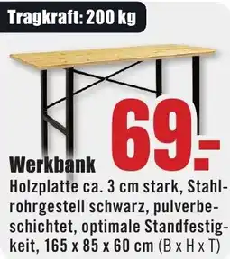 B1 Discount Baumarkt Werkbank Angebot