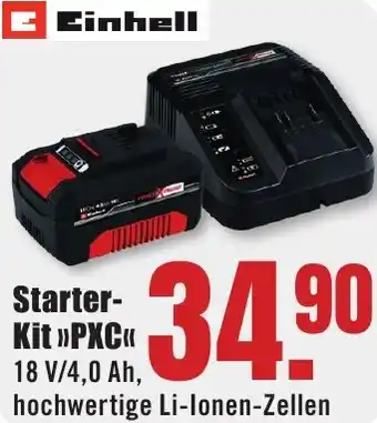 B1 Discount Baumarkt Einhell Starter Kit PXC Angebot