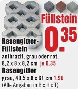 B1 Discount Baumarkt Rasengitter Füllstein Angebot