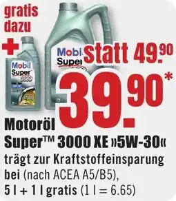 B1 Discount Baumarkt Motoröl Super 3000 XE 5W-30 Angebot