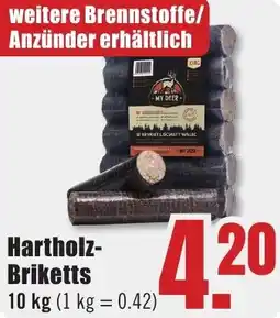 B1 Discount Baumarkt Hartholz Briketts Angebot