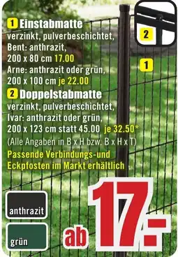 B1 Discount Baumarkt Einstabmatte Angebot