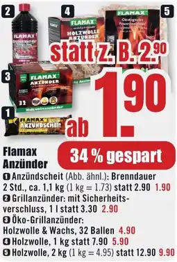 B1 Discount Baumarkt Flamax Anzünder Angebot