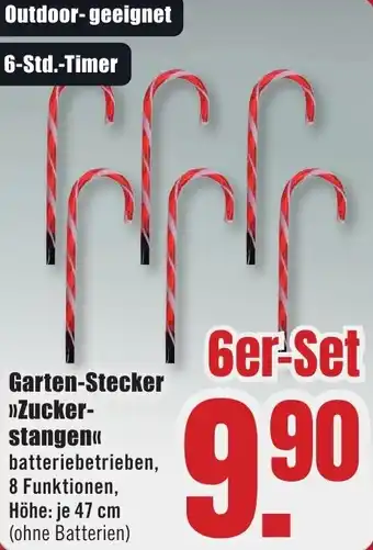 B1 Discount Baumarkt Garten-Stecker Zuckerstangen Angebot