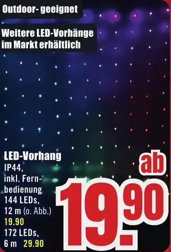 B1 Discount Baumarkt LED-Vorhang Angebot