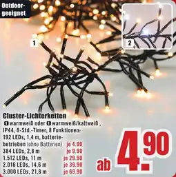 B1 Discount Baumarkt Cluster-Lichterketten Angebot