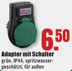 B1 Discount Baumarkt Adapter mit Schalter Angebot