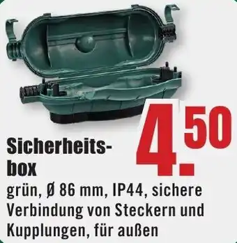 B1 Discount Baumarkt Sicherheitsbox Angebot