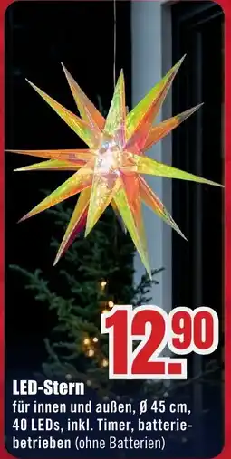 B1 Discount Baumarkt LED-Stern Angebot