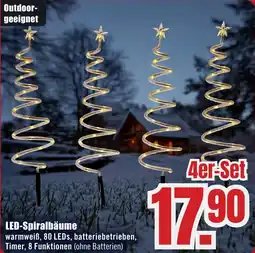 B1 Discount Baumarkt LED-Spiralbäume Angebot