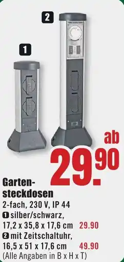 B1 Discount Baumarkt Gartensteckdosen Angebot
