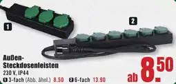 B1 Discount Baumarkt Außen Steckdosenleisten Angebot