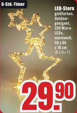 B1 Discount Baumarkt LED-Stern Angebot