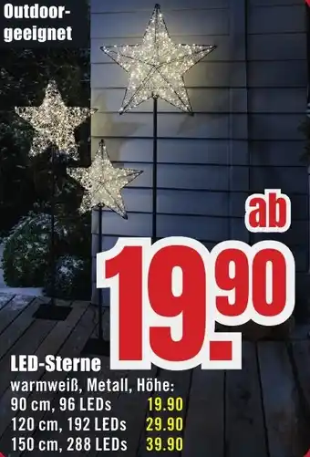B1 Discount Baumarkt LED-Sterne Angebot