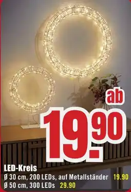 B1 Discount Baumarkt LED-Kreis Angebot