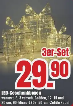 B1 Discount Baumarkt LED-Geschenkboxen Angebot