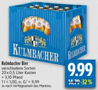diska Kulmbacher Bier Angebot