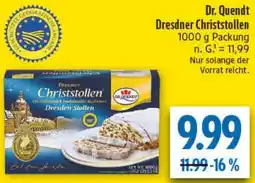 diska Dr. Quendt Dresdner Christstollen Angebot