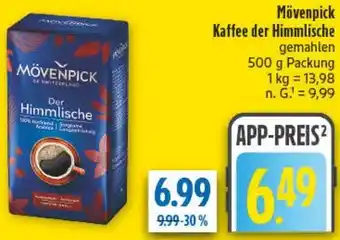 diska Mövenpick Kaffee der Himmlische Angebot