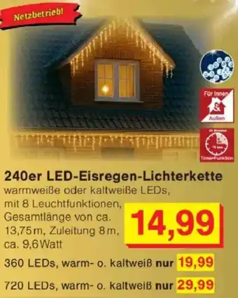 Jawoll 240er LED-Eisregen-Lichterkette Angebot