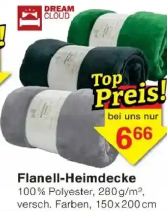 Jawoll Flanell-Heimdecke Angebot