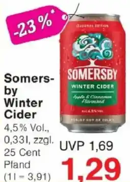 Jawoll Somersby Winter Cider Angebot