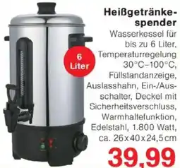 Jawoll Heißgetränkespender Angebot