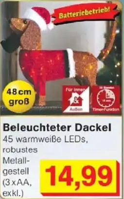 Jawoll Beleuchteter Dackel Angebot