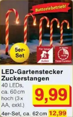 Jawoll LED-Gartenstecker Zuckerstangen Angebot