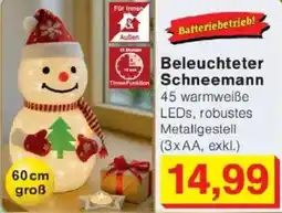 Jawoll Beleuchteter Schneemann Angebot