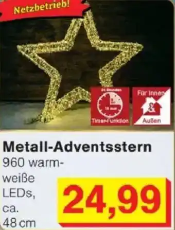 Jawoll Metall-Adventsstern Angebot