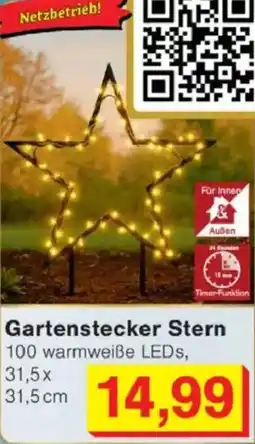 Jawoll Gartenstecker Stern Angebot
