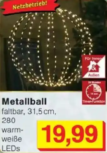Jawoll Metallball Angebot