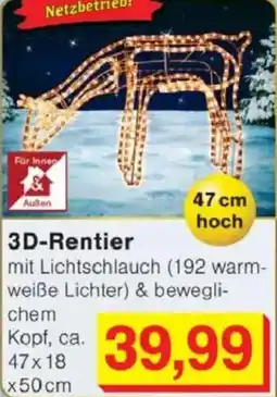 Jawoll 3D-Rentier Angebot