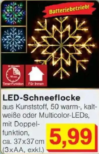 Jawoll LED-Schneeflocke Angebot