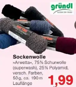 Jawoll gründl Sockenwolle Angebot