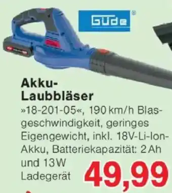 Jawoll Akku- Laubbläser Angebot