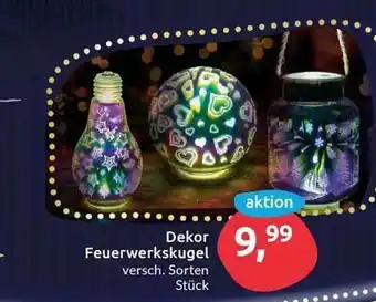 Budni Dekor Feuerwerkskugel Angebot