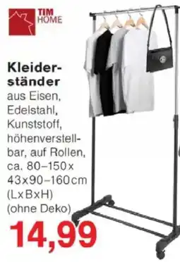 Jawoll TIM HOME Kleiderständer Angebot